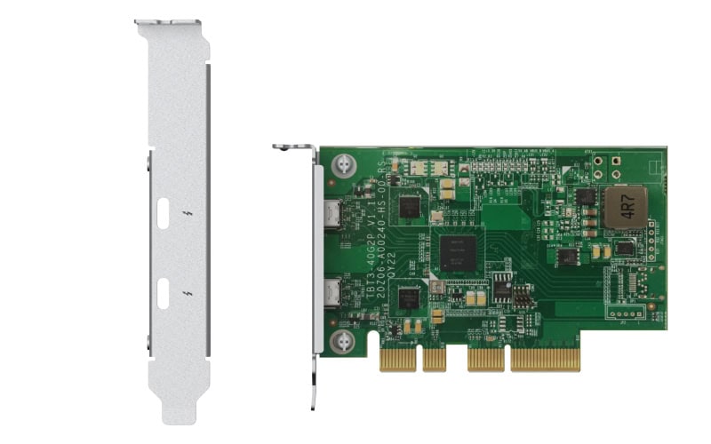 QNAP QXP-T32P interfacekaart/-adapter Intern Thunderbolt 3 (QXP-T32P) thumbnail
