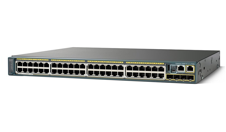 Cisco Catalyst 2960-X 48 GE PoE 370W, 2x10G SFP+LAN Base (WS-C2960X-48LPD-L-G5) thumbnail