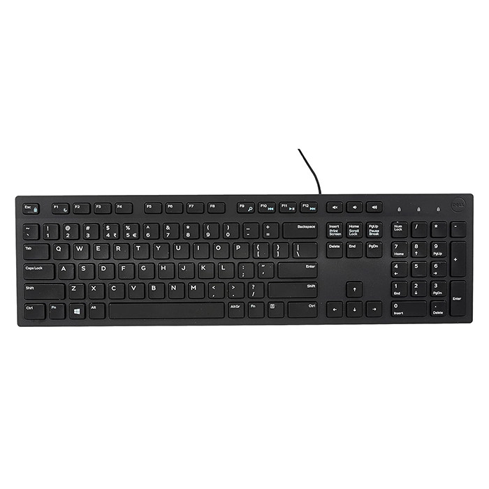 Dell Multimedia Keyboard KB216, QWERTY, US International, Black (G4D2W) (G4D2W) thumbnail