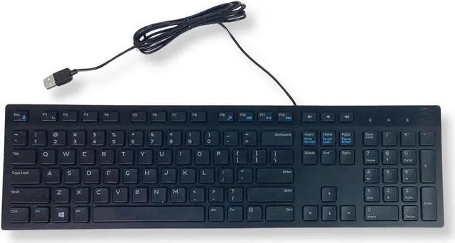 Dell Keyboard, External, USB, English-US, 104 Keys, Black, KB216-B (RKR0N) (RKR0N) thumbnail