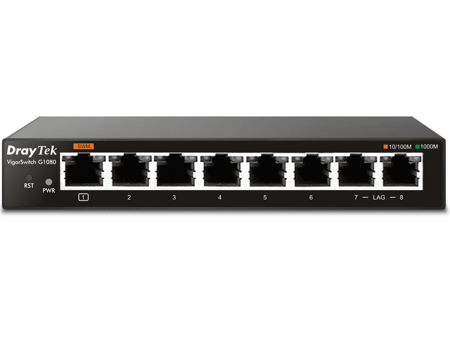 Draytek VigorSwitch G1080 - Switch - verwaltet - 8 x 10/100/1000 - Desktop (VSWITCHG1080) thumbnail