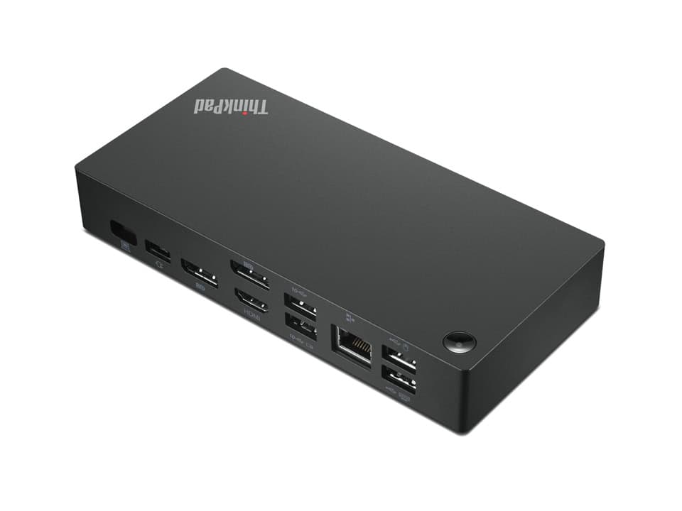 Lenovo ThinkPad Universal USB-C Bedraad USB 3.2 Gen 1 (3.1 Gen 1) Type-C Zwart (40AY0090DE) thumbnail