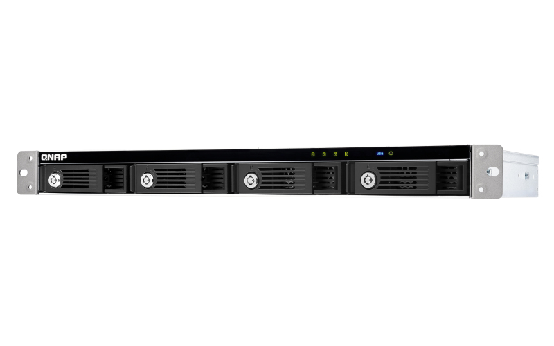 QNAP TR-004U behuizing voor opslagstations HDD-/SSD-behuizing Zwart, Grijs 2.5/3.5 (TR-004U) thumbnail