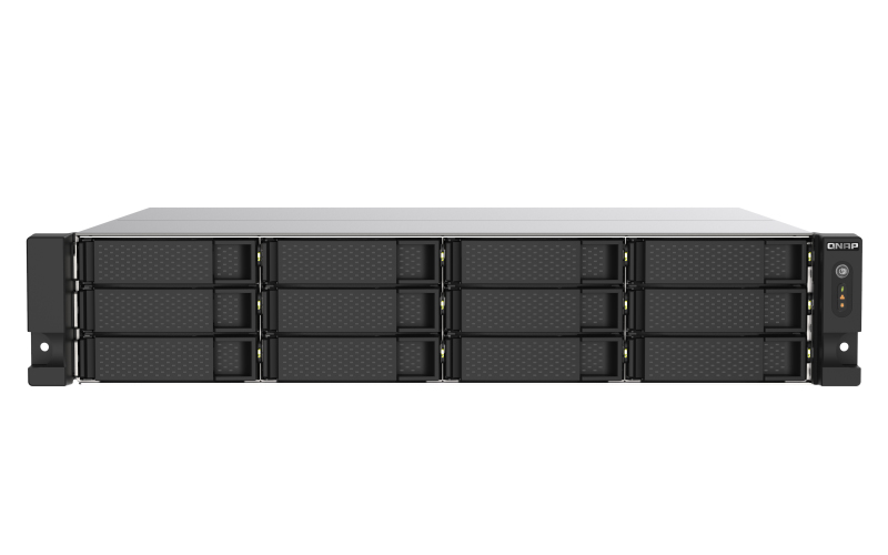 QNAP TS-1273AU-RP-8G data-opslag-server NAS Rack (2U) Ethernet LAN Aluminium, Zwart V1500B (TS-1273AU-RP-8G) thumbnail