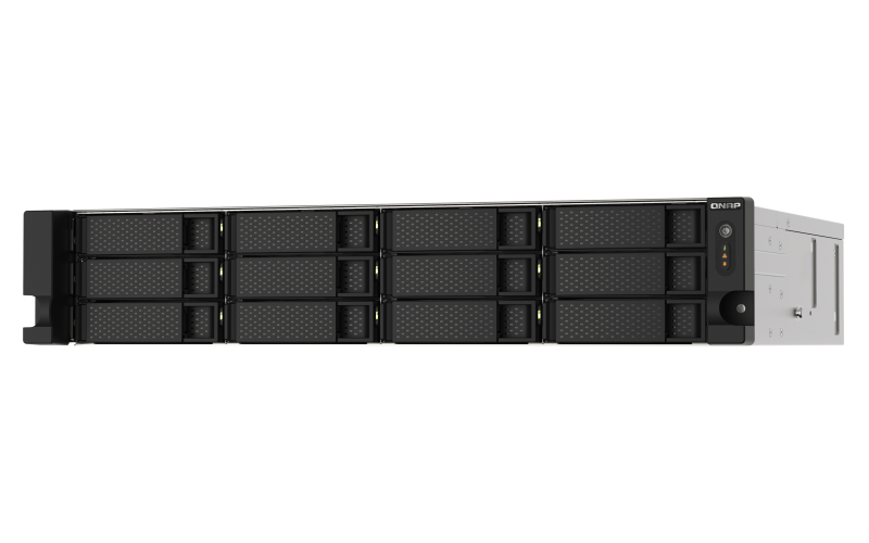 QNAP TS-1273AU-RP-8G data-opslag-server NAS Rack (2U) Ethernet LAN Aluminium, Zwart V1500B (TS-1273AU-RP-8G) thumbnail