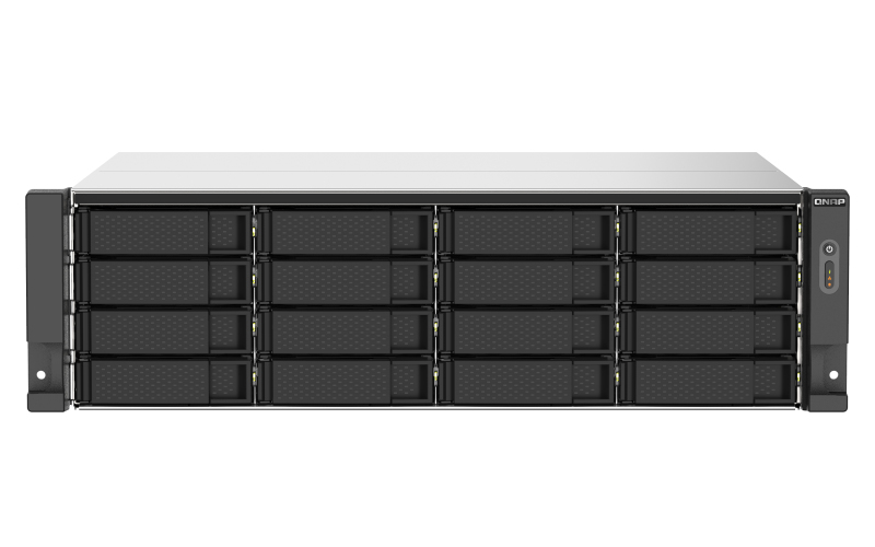QNAP TS-1673AU-RP-16G data-opslag-server NAS Rack (3U) Ethernet LAN Zwart, Grijs V1500B (TS-1673AU-RP-16G) thumbnail