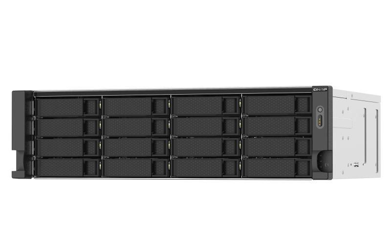 QNAP TS-1673AU-RP-16G data-opslag-server NAS Rack (3U) Ethernet LAN Zwart, Grijs V1500B (TS-1673AU-RP-16G) thumbnail