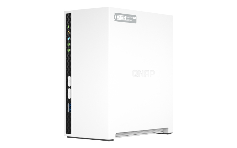 QNAP TS-233 data-opslag-server NAS Mini Tower Ethernet LAN Wit Cortex-A55 (TS-233) thumbnail