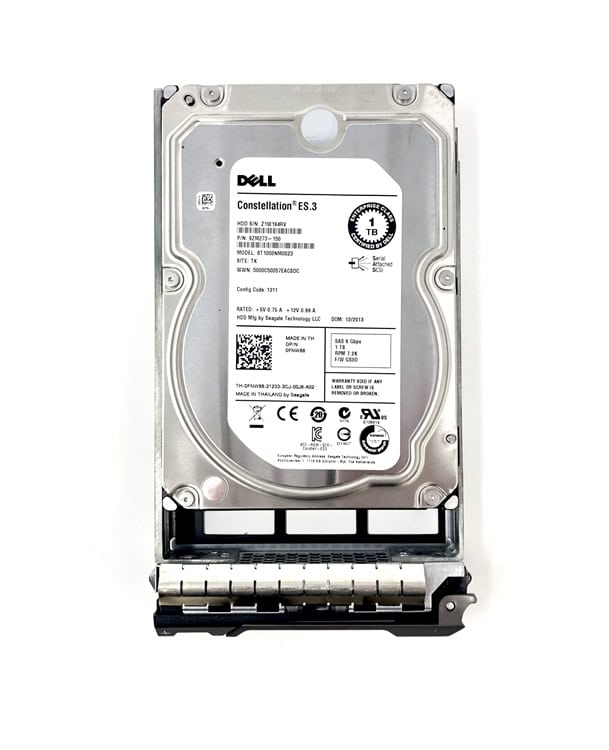 Dell 1TB 7.2K 6G 3.5 HOTSWAP SAS (07KXJR-RFB) thumbnail