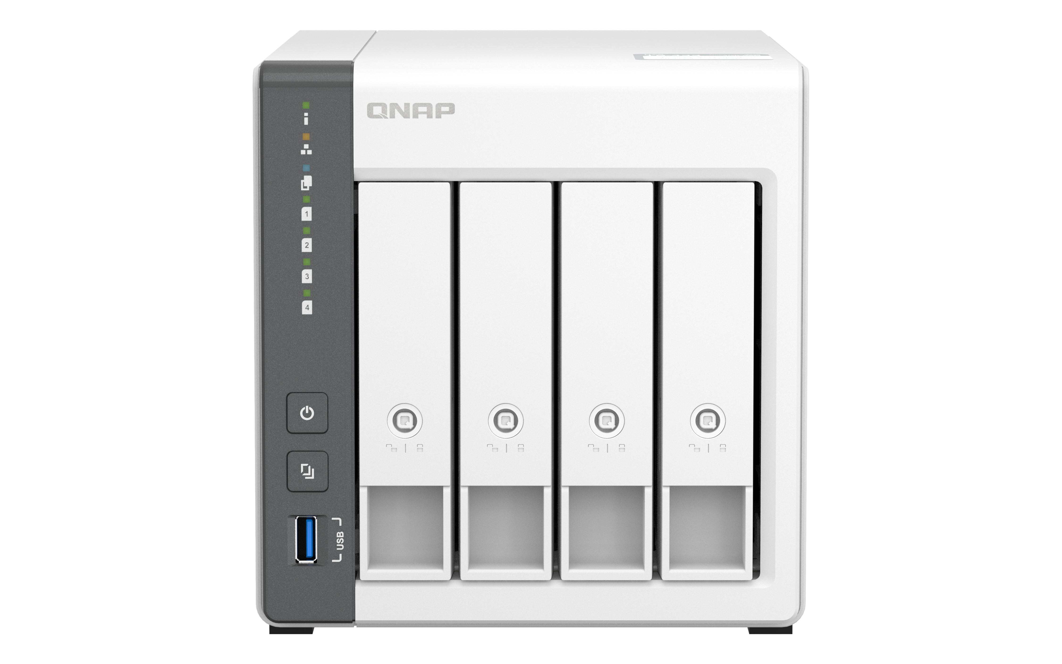 QNAP TS-433 NAS Tower ARM Cortex-A55 4 GB 0 TB QNAP QTS Wit (TS-433-4G) thumbnail