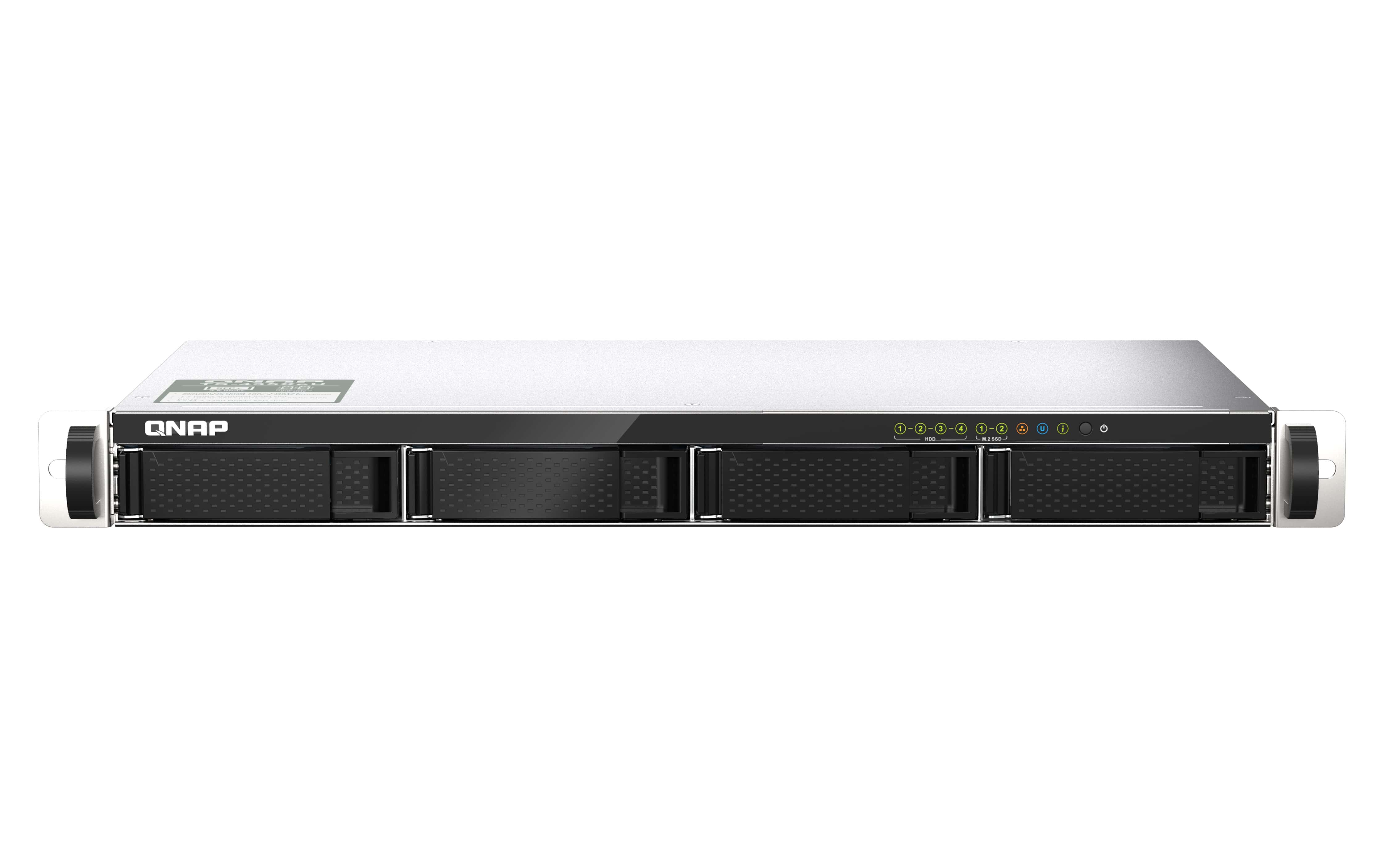 QNAP TS-435XEU NAS Rack (1U) Ethernet LAN Zwart, Grijs CN9131 (TS-435XEU-4G) thumbnail