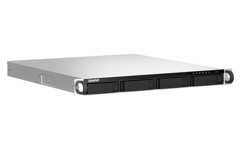 QNAP TS-464U-RP NAS Rack (1U) Ethernet LAN Zwart N5095 (TS-464U-RP-8G) thumbnail