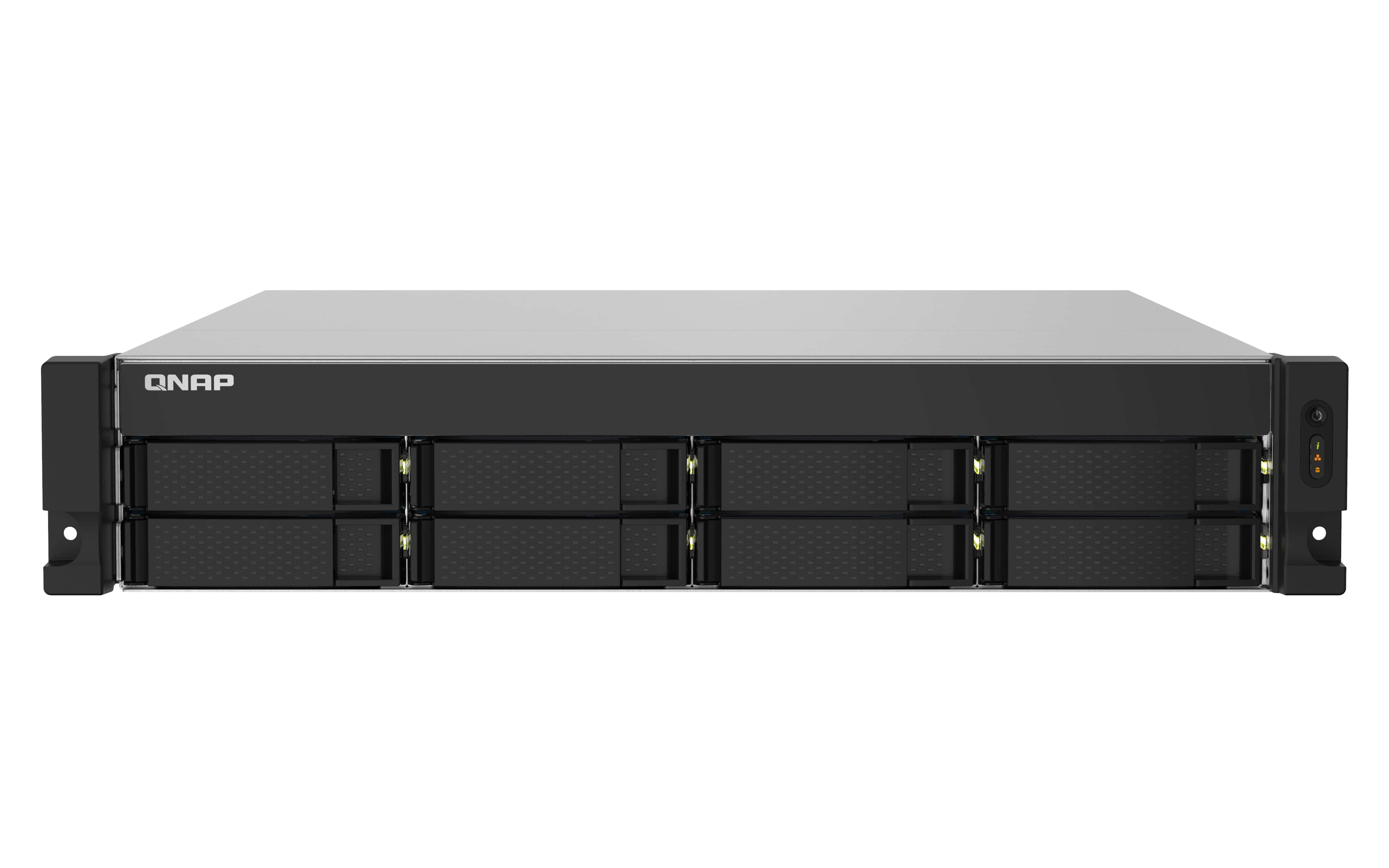 QNAP TS-832PXU-RP NAS Rack (2U) Ethernet LAN Zwart AL324 (TS-832PXU-RP-4G) thumbnail