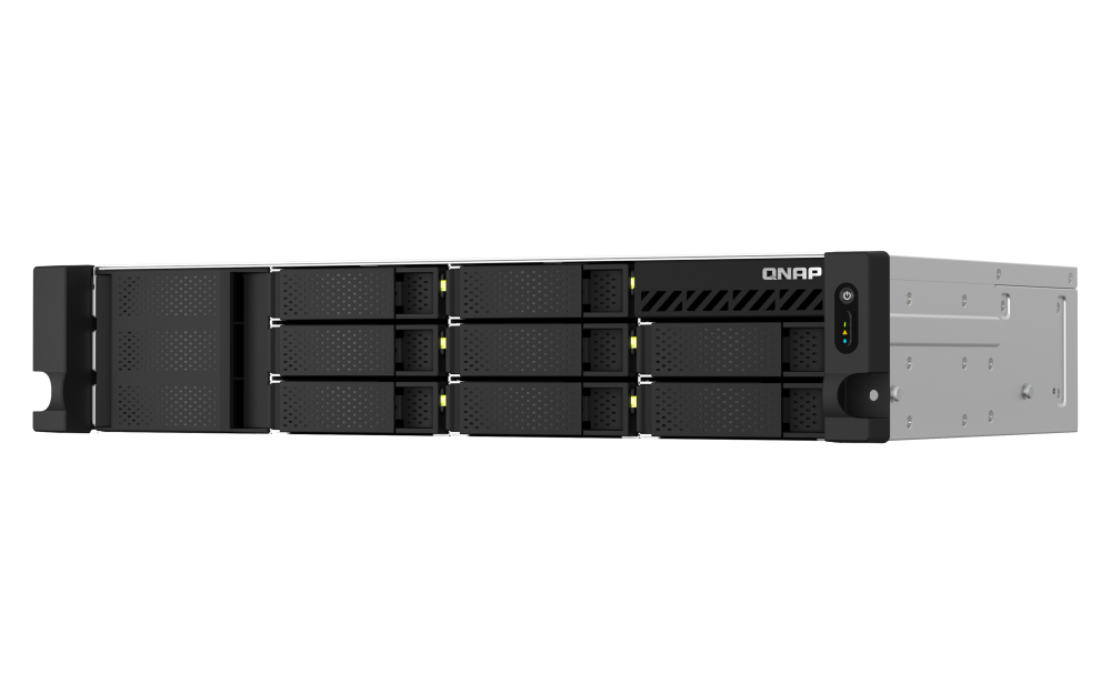 QNAP TS-864EU-8G data-opslag-server NAS Rack (2U) Ethernet LAN Zwart (TS-864EU-8G) thumbnail