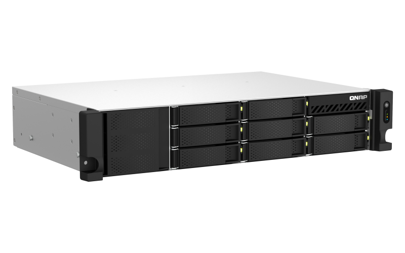 QNAP TS-873AEU-4G data-opslag-server NAS Rack (2U) Ethernet LAN Zwart V1500B (TS-873AEU-4G) thumbnail