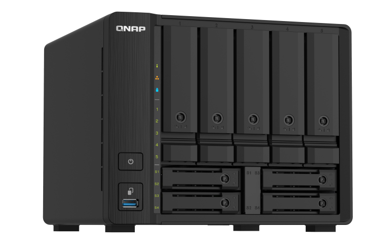 QNAP TS-932PX NAS Tower Ethernet LAN Zwart Alpine AL-324 (TS-932PX-4G) thumbnail
