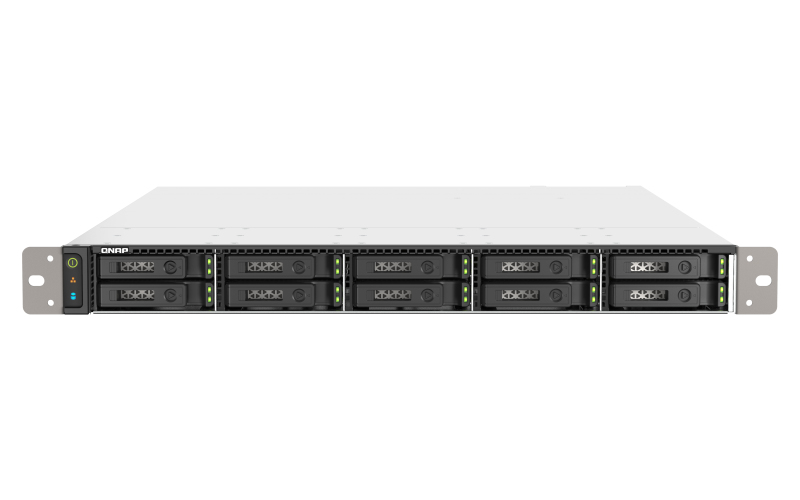 QNAP TS-h1090FU NAS Rack (1U) Ethernet LAN Zwart, Grijs 7232P (TS-H1090FU-7232P-64G) thumbnail