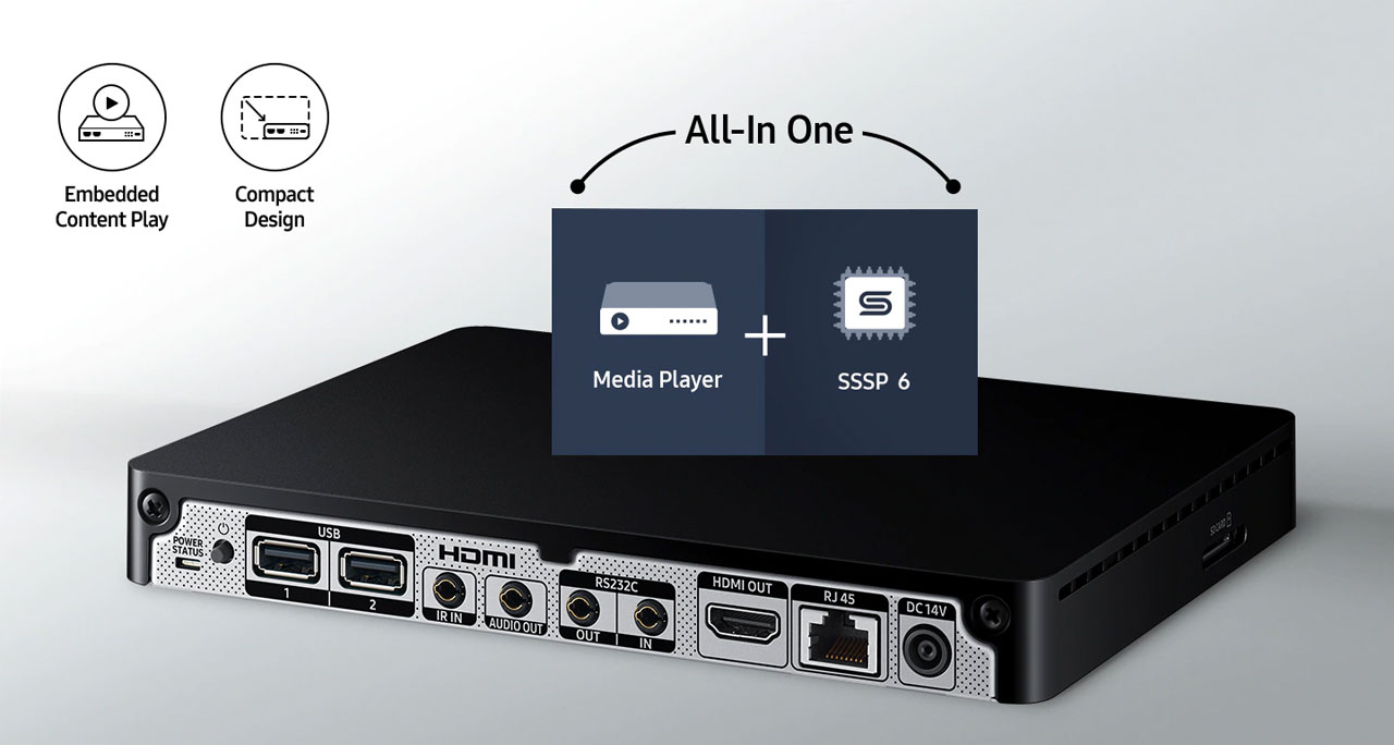 Samsung UHD Signage Player Box SBB-SS08NW1XEN (SBB-SS08NW1XEN) (SBB-SS08NW1XEN) thumbnail