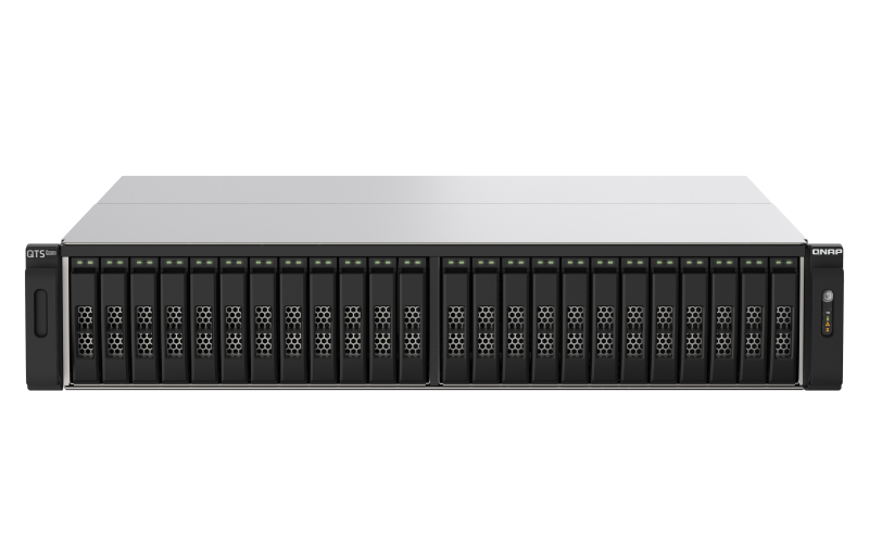 QNAP TS-h2490FU NAS Rack (2U) Ethernet LAN Zwart, Grijs 7302P (TS-H2490FU-7302P-256G) thumbnail