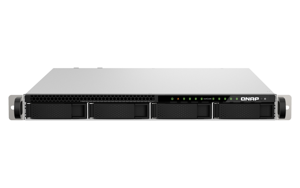 QNAP TS-h987XU-RP NAS Rack (1U) Ethernet LAN Zwart, Zilver E-2334 (TS-H987XU-RP-E2334-16G) thumbnail