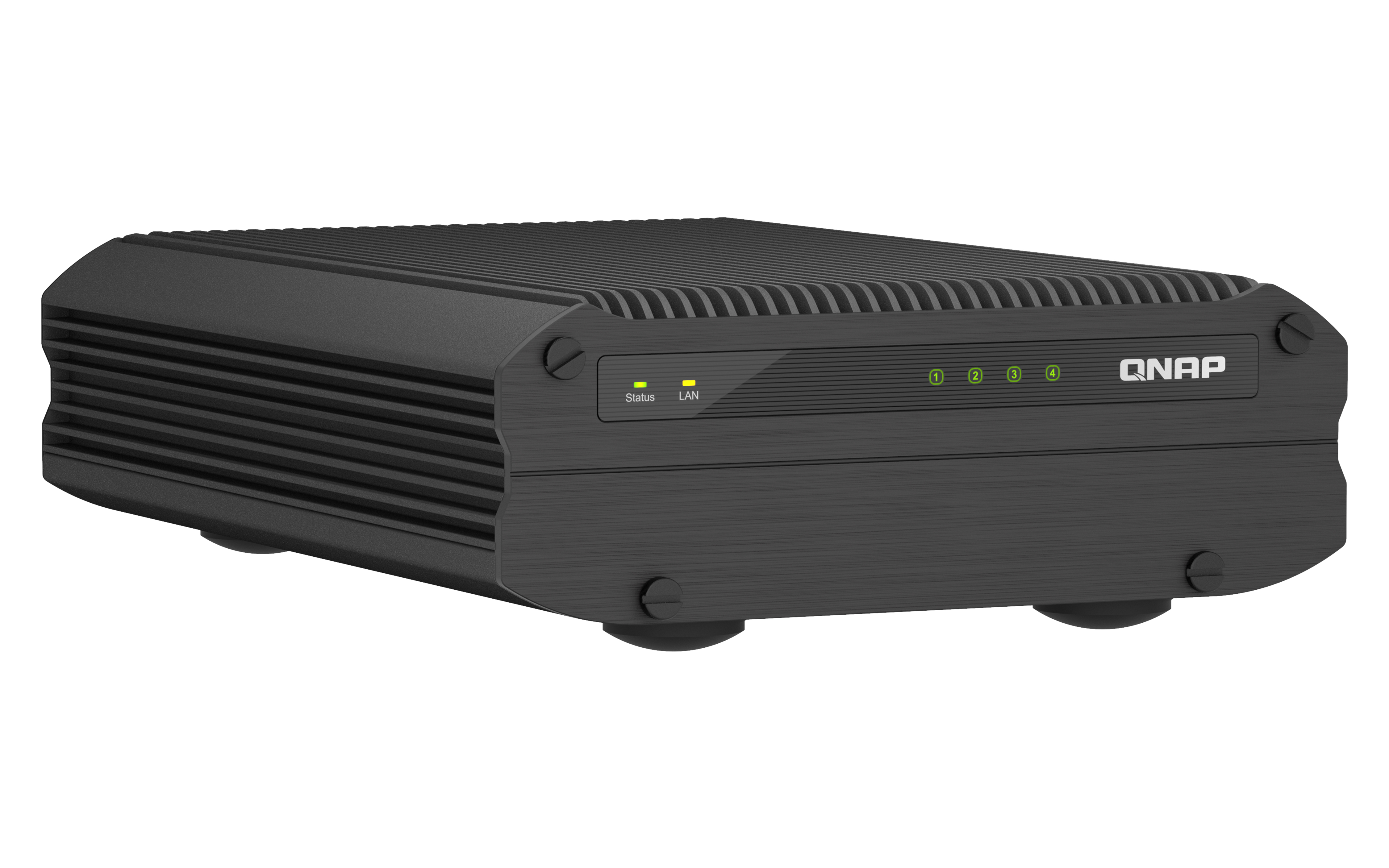 QNAP TS-I410X NAS Tower Intel Atom® x6425E 8 GB 0 TB QNAP QTS Zwart (TS-I410X-8G) thumbnail