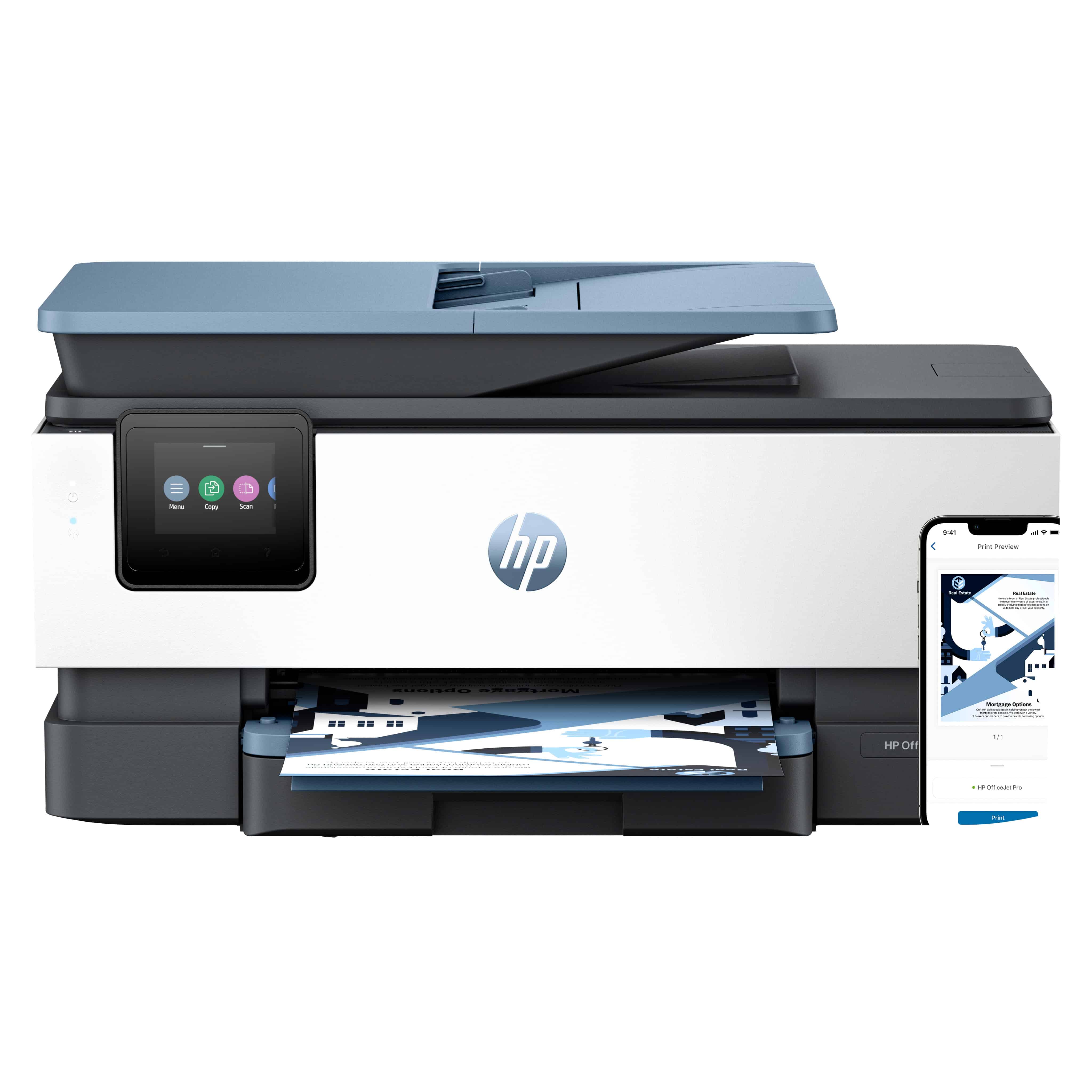 HP OfficeJet Pro 8125e Draadloos All-in-One Kleur Printer, Instant Ink; Dubbelzijdig printen (405U8B) thumbnail