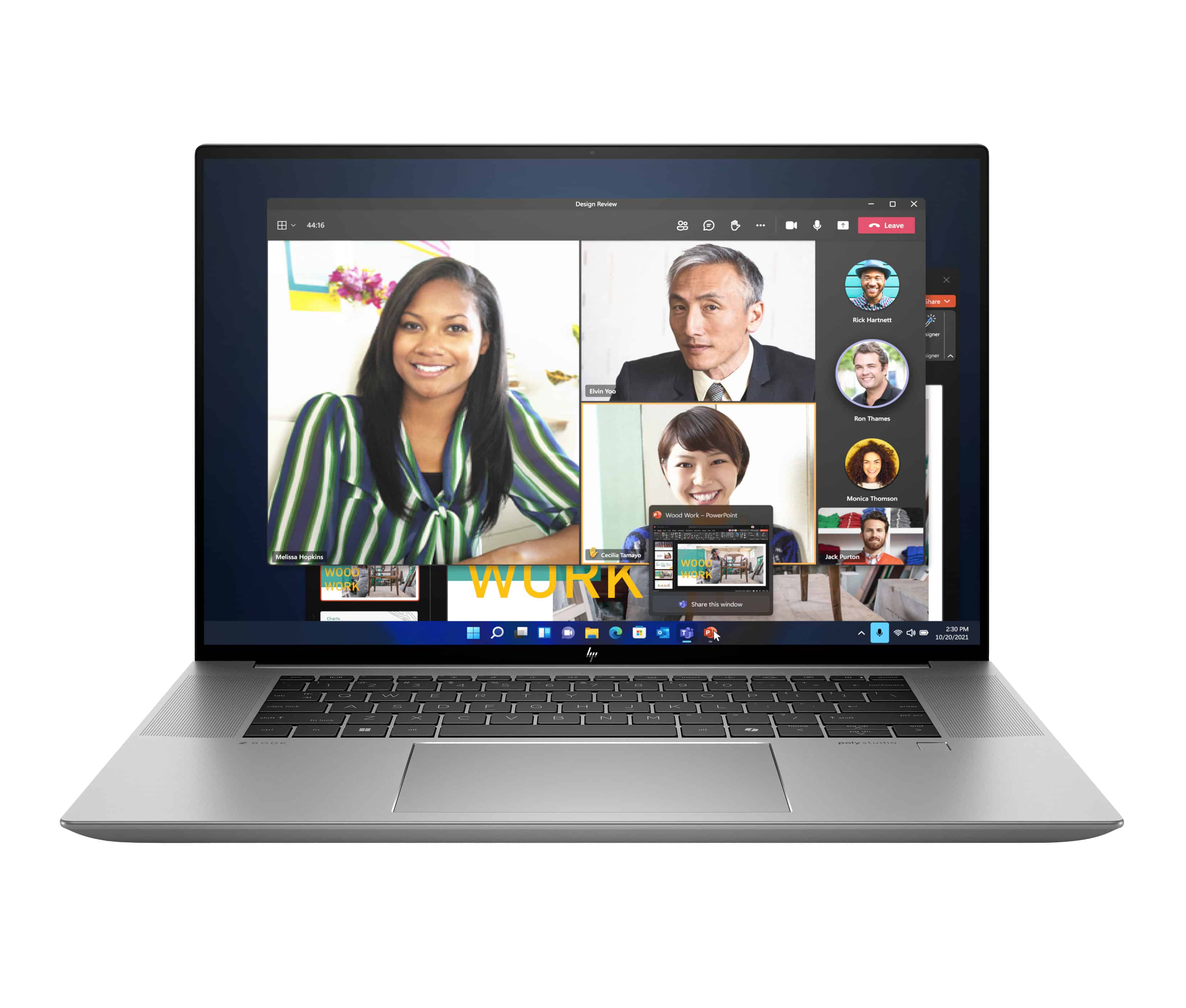 HP ZBook Studio 16 G11 Intel Core Ultra 9 185H Mobiel werkstation 40,6 cm (16") WQUXGA 32 GB DDR5-SDRAM 2 TB SSD NVIDIA GeForce RTX 4070 Wi-Fi 7 (802.11be) Windows 11 Pro AI Workstation, AI PC Zilver (98K87ET#ABH) thumbnail