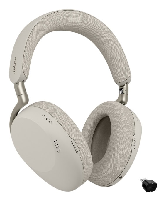 Jabra Evolve3 85 UC + Link 390c Headset Draadloos Hoofdband Oproepen/muziek USB Type-C Bluetooth Grijs (38599-989-898) thumbnail