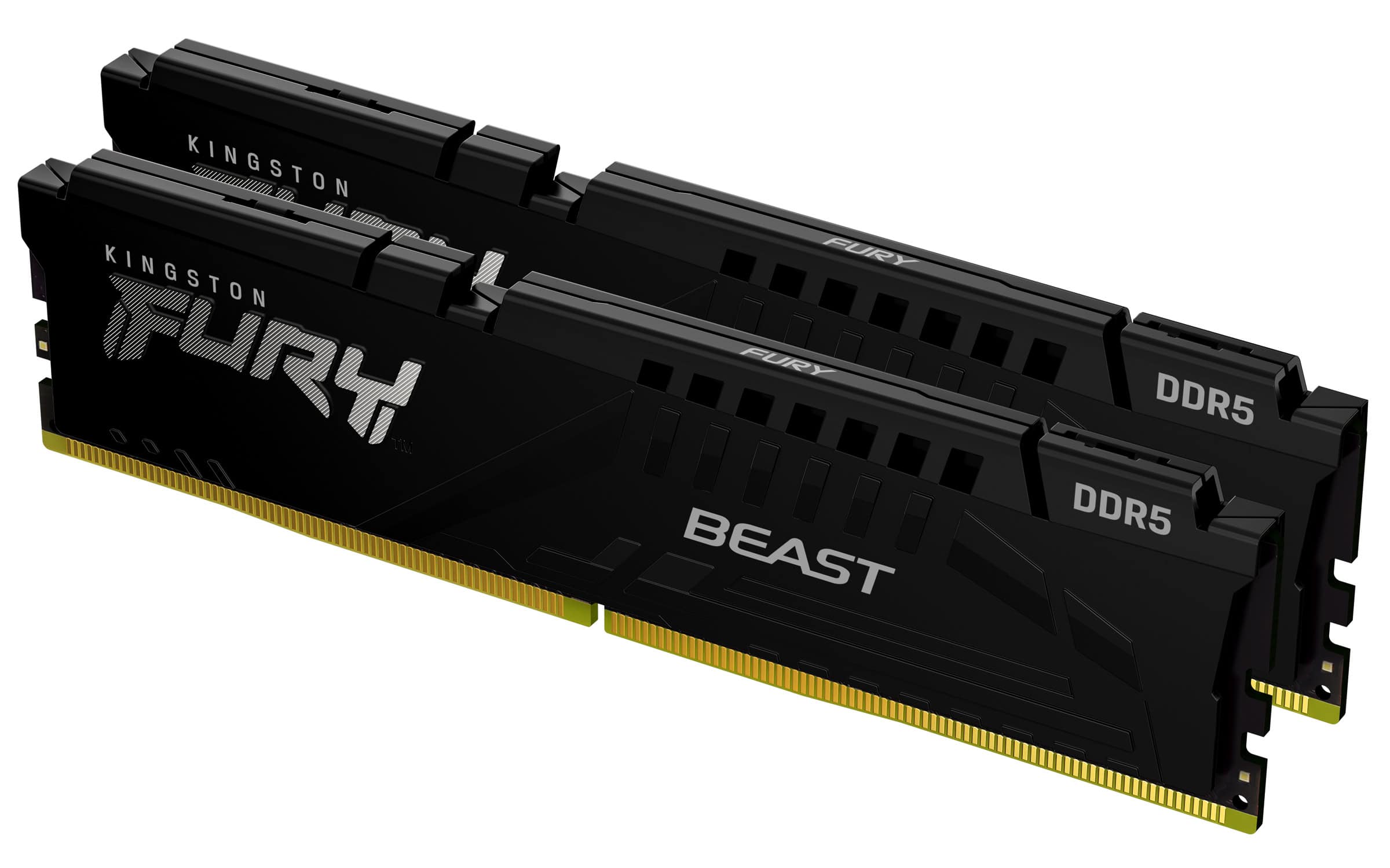 Kingston Technology FURY Beast 32GB 4800MT/s DDR5 CL38 DIMM (set van 2) Black (KF548C38BBK2-32) thumbnail
