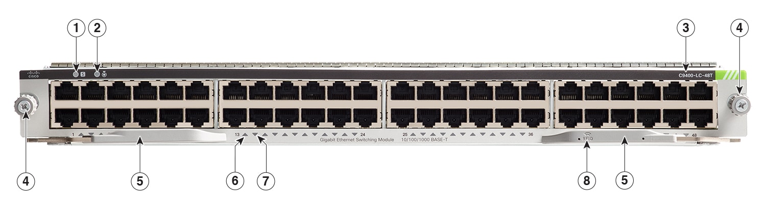 Cisco Catalyst 9400 Series 48-Port (C9400-LC-48P-RFB) thumbnail