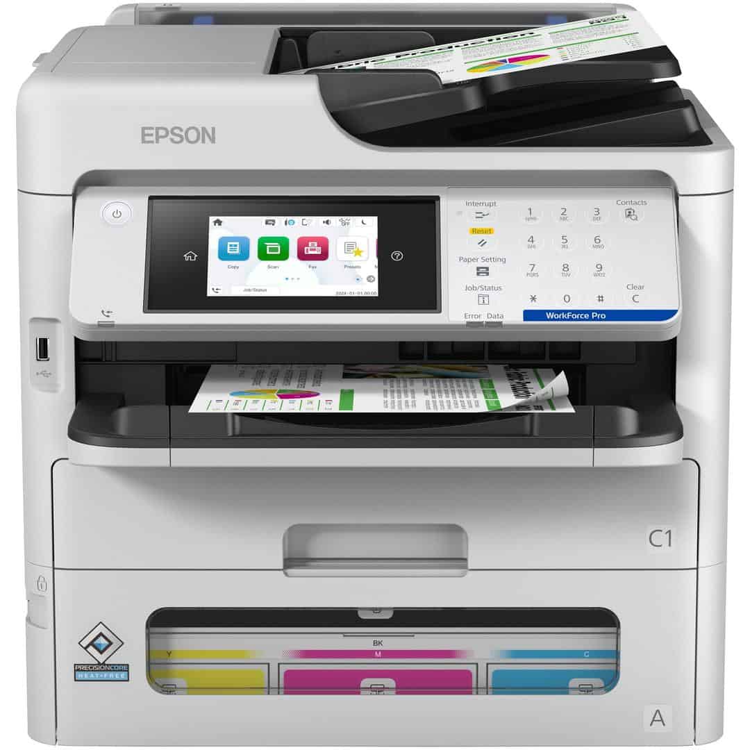 EPSON WorkForce Pro EM-C800RDWF BAM DIN A4, 4in1, PCL, PS3, ADF, WiFi (C11CK19401BM) (C11CK19401BM) thumbnail