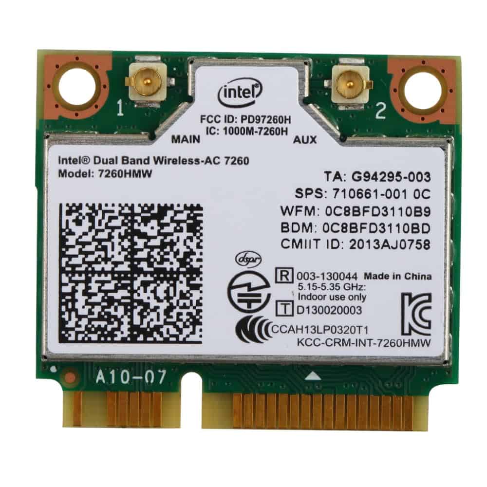 Intel Dual Band Wireless-AC 7260 - Network adapter (7260.HMWWB.R) thumbnail