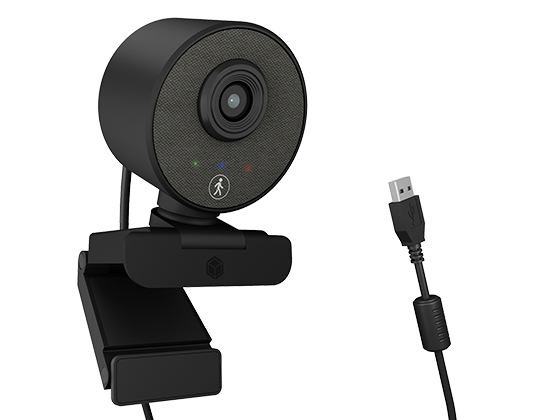 ICY BOX IB-CAM501-HD webcam 1920 x 1080 Pixels USB 2.0 Zwart (IB-CAM501-HD) thumbnail
