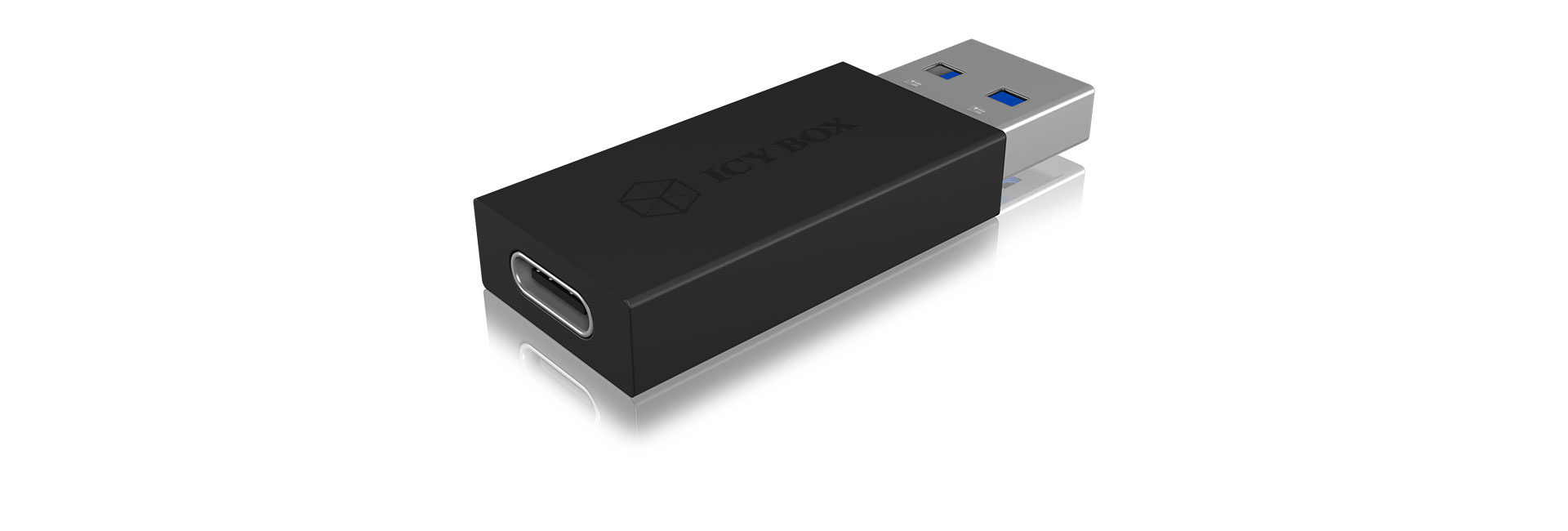 ICY BOX IB-CB015 USB Type-C 3.1 (Gen 2) USB Type-A 3.1 (Gen 2) Zwart (IB-CB015) thumbnail