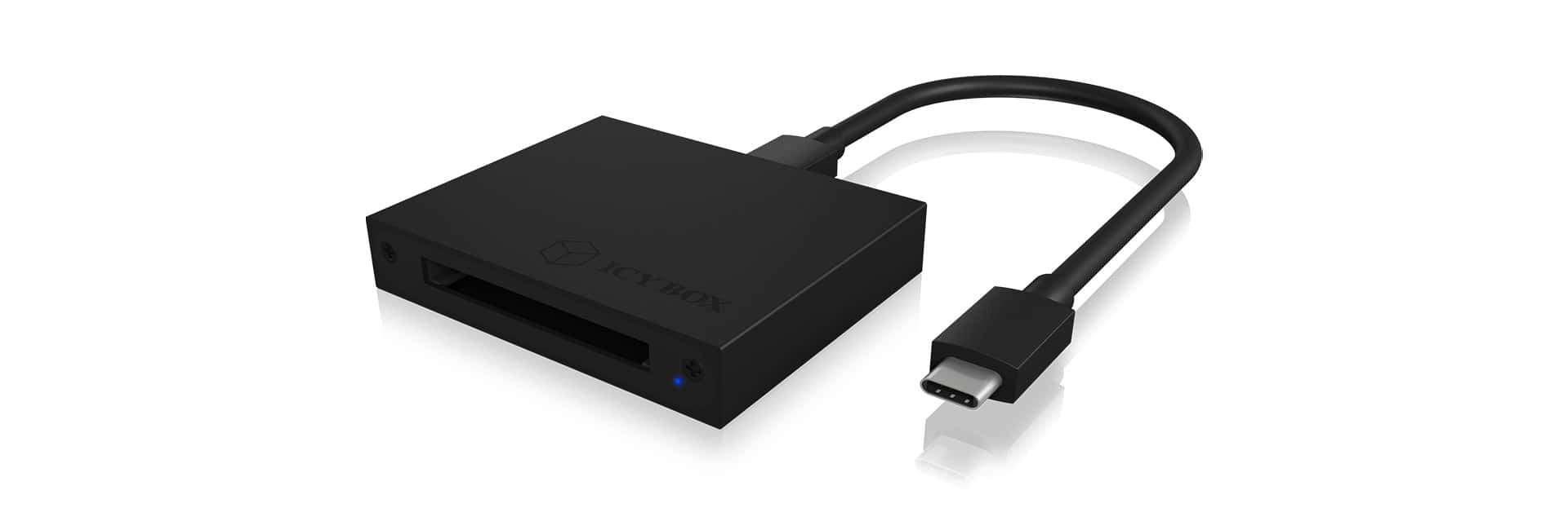 ICY BOX IB-CR402-C31 geheugenkaartlezer USB Zwart (IB-CR402-C31) thumbnail