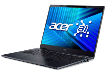 Acer TravelMate P4 TMP414-55-TCO-51CH Intel Core Ultra 5 225U Laptop 35,6 cm (14") WUXGA 16 GB DDR5-SDRAM 512 GB SSD Wi-Fi 7 (802.11be) Windows 11 Pro Duits Zwart (NX.BFEEG.001) thumbnail