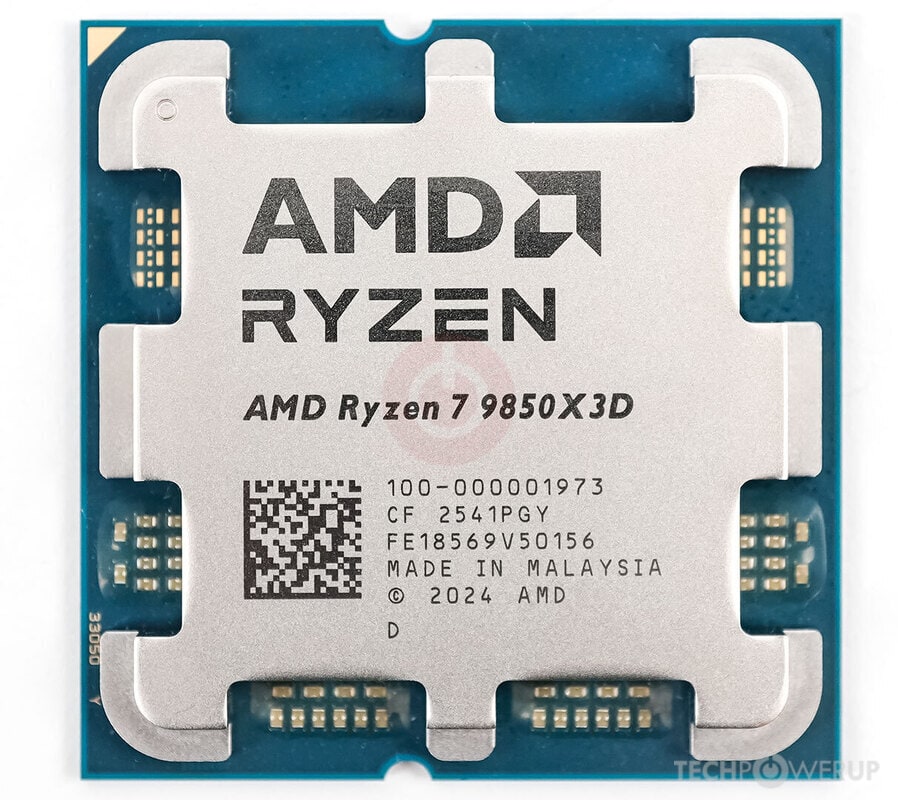 AMD Ryzen 7 9850X3D 8C/16T 5.6GHz TRAY (100-000001973) thumbnail