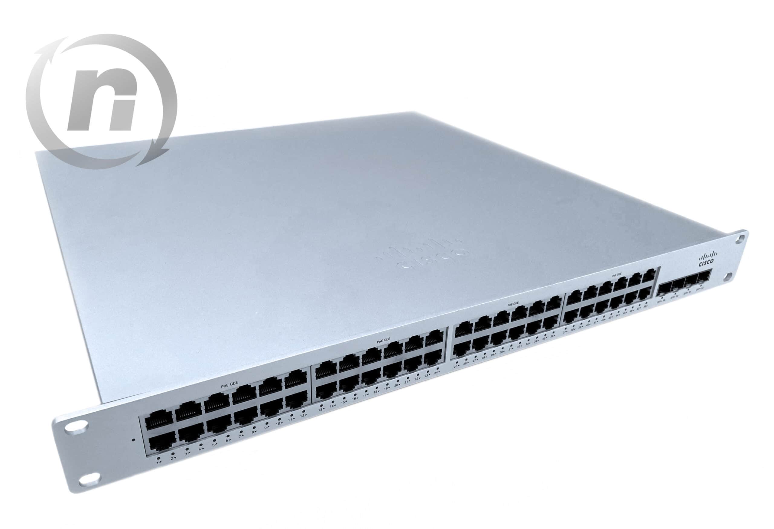 Cisco Meraki MS350-48LP L3 Stck Cld-Mngd 48x GigE 370W PoE Switch (MS350-48LP-HW) thumbnail