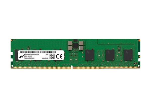 Micron RDIMM DDR5 16GB 1Rx8 5600MHz PC5-44800 ECC REGISTERED | MTC10F1084S1RC56BD1R (MTC10F1084S1RC56BD1R) thumbnail