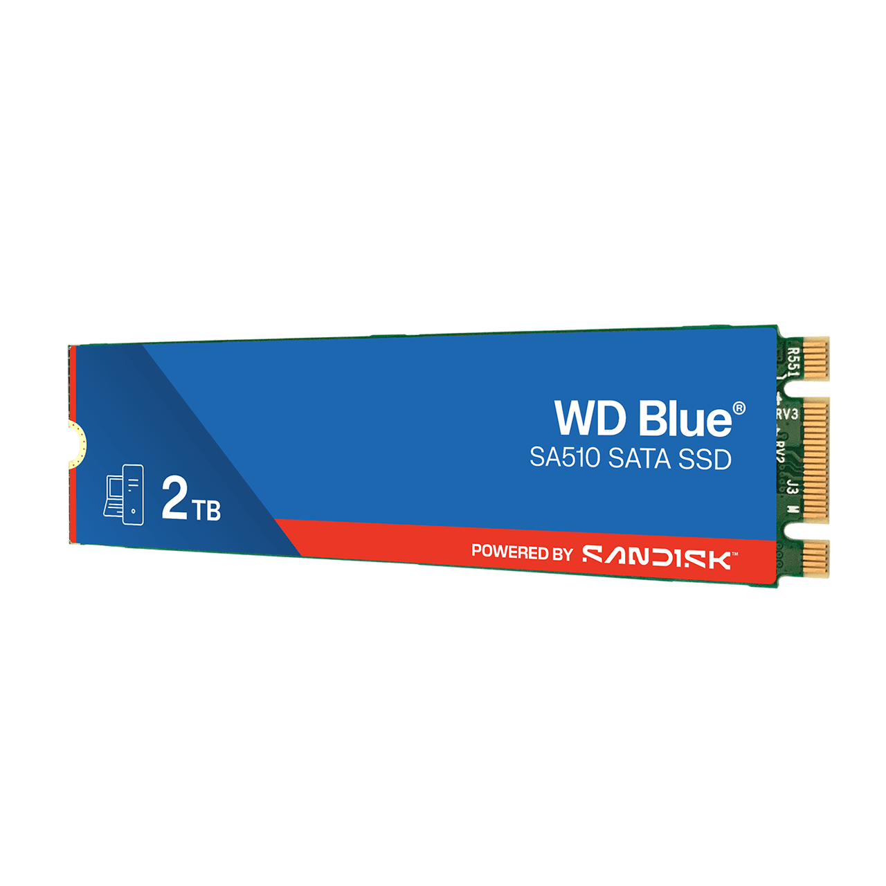 Sandisk Blue SA510 2TB M.2 2280 SSD (WDS200T3B0B) thumbnail