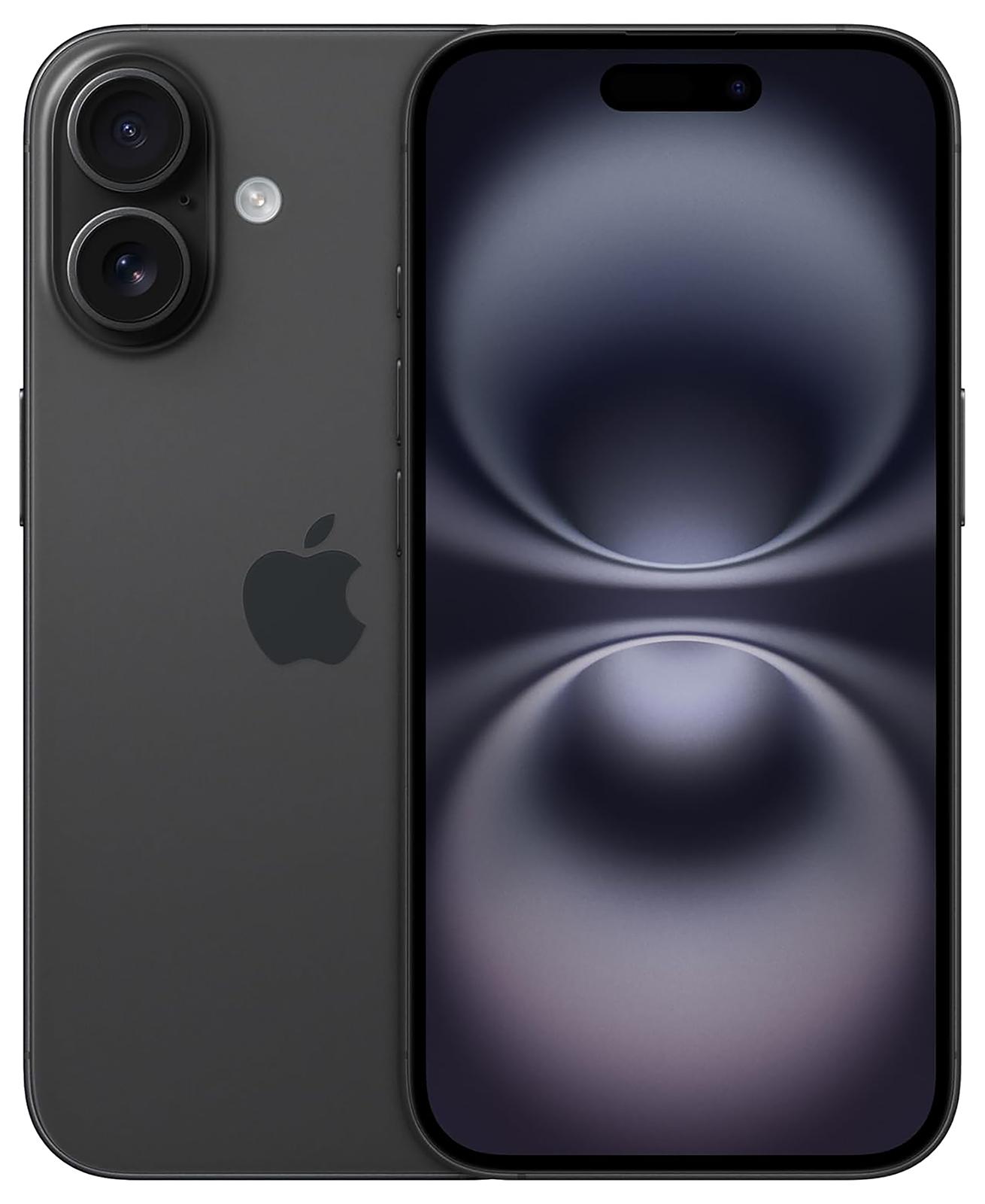 Apple iPhone 16 - Sort - 5G 128GB (MYE73QN/A) thumbnail
