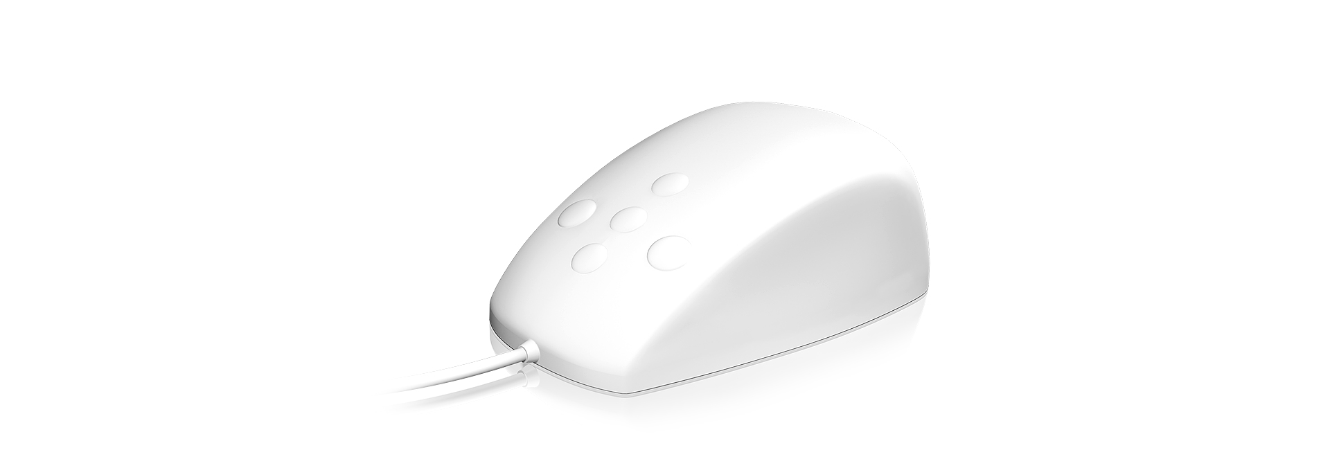 KeySonic KSM-3020M-W muis Ambidextrous USB Type-A (KSM-3020M-W) thumbnail