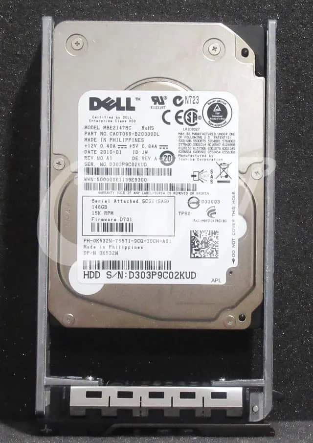 Dell 146GB 15K RPM SAS 6Gbps 2.5 (4053162401280-RFB) thumbnail