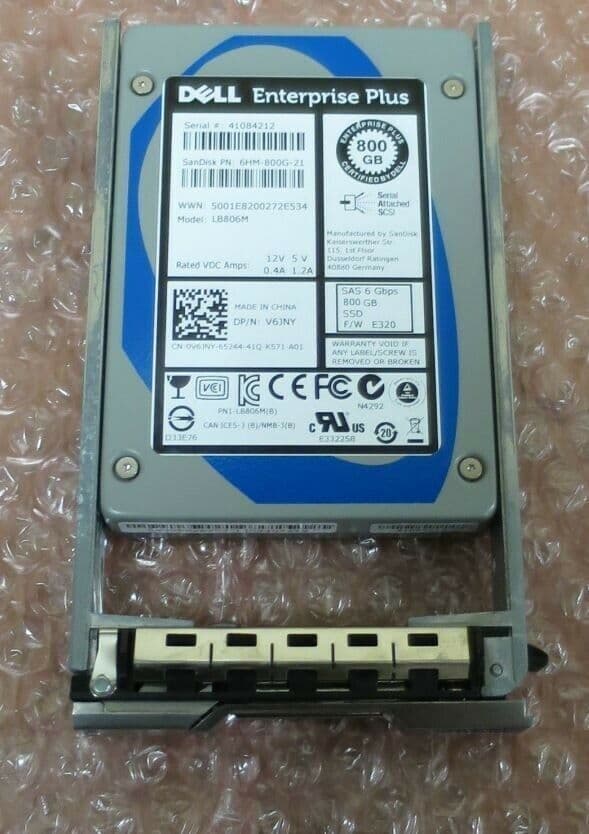 Dell EQUALLOGIC 800GB 6G 2.5INCH (V6JNY-EQ-RFB) thumbnail