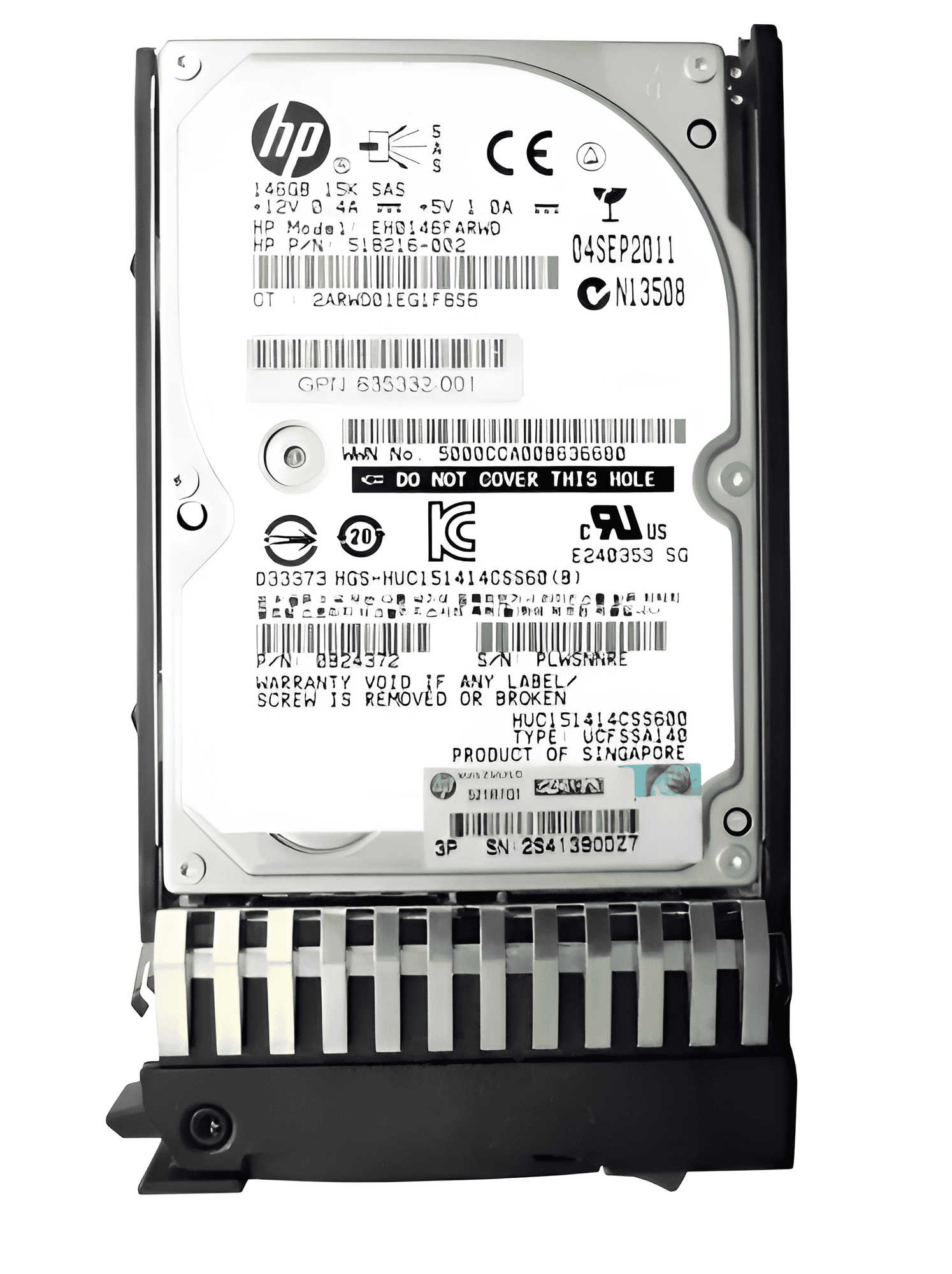 HP 146.0GB hot-plug SAS SINGEL (0882780637894-RFB) thumbnail