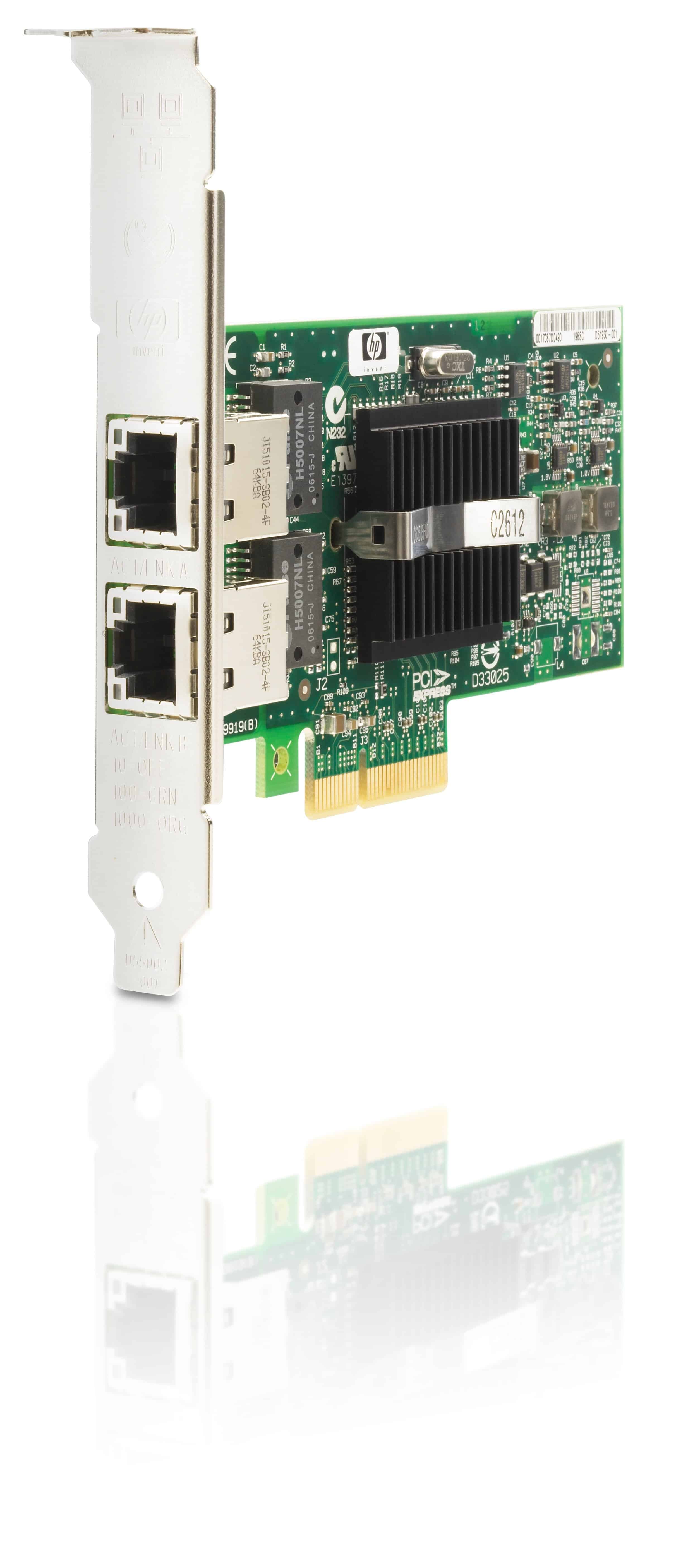 HP Adapter NC360T PCIe Dual Port (412648-B21-RFB) thumbnail