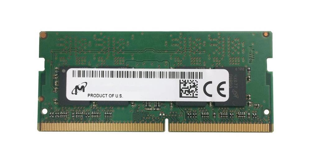 MICRON 4GB (1*4GB) 1RX16 PC4-19200T-S DDR4-2400MHZ SODIMM (MTA4ATF51264HZ-2G3) thumbnail