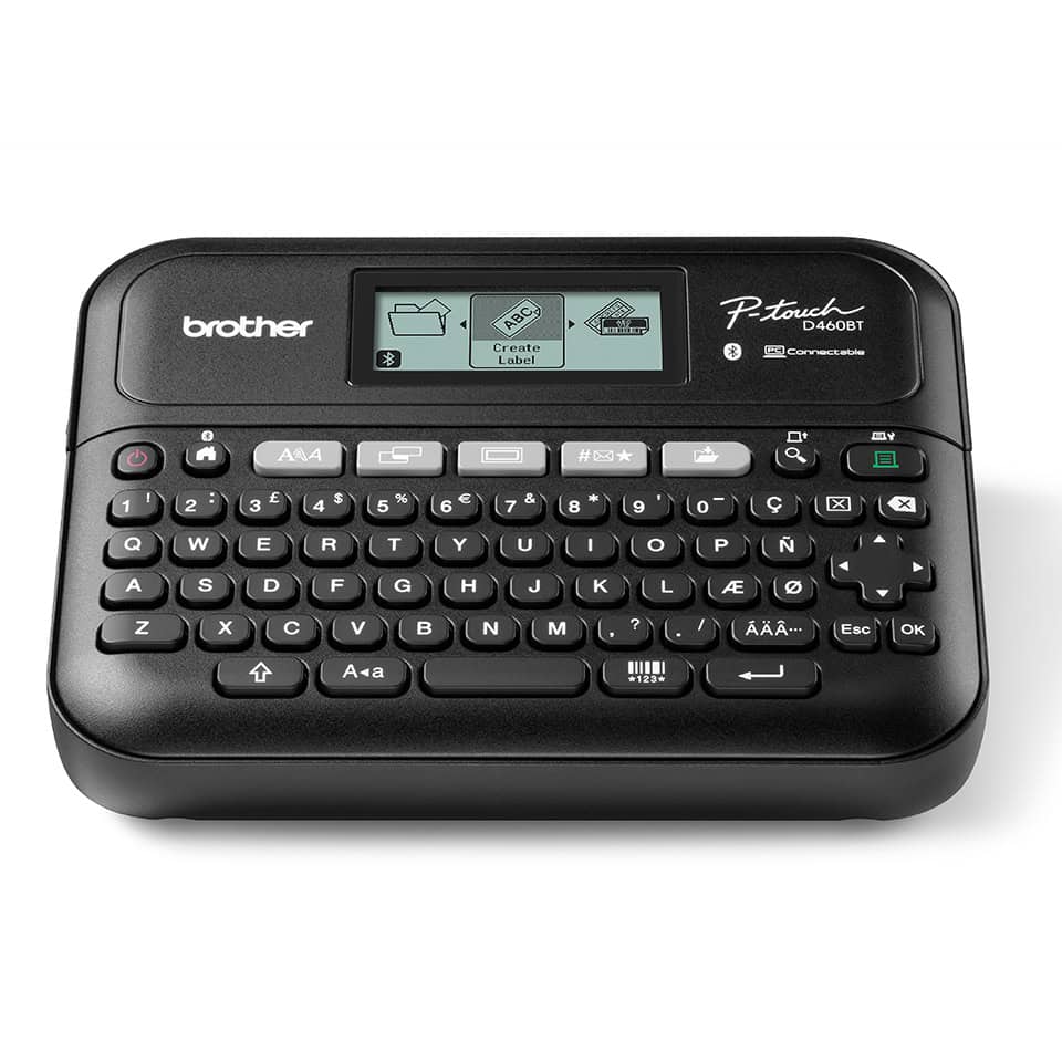 Brother PT-D460BTVP labelprinter Thermo transfer 180 x 180 DPI 30 mm/sec Bedraad en draadloos TZe Bluetooth QWERTY (PTD460BTVPYP1) thumbnail