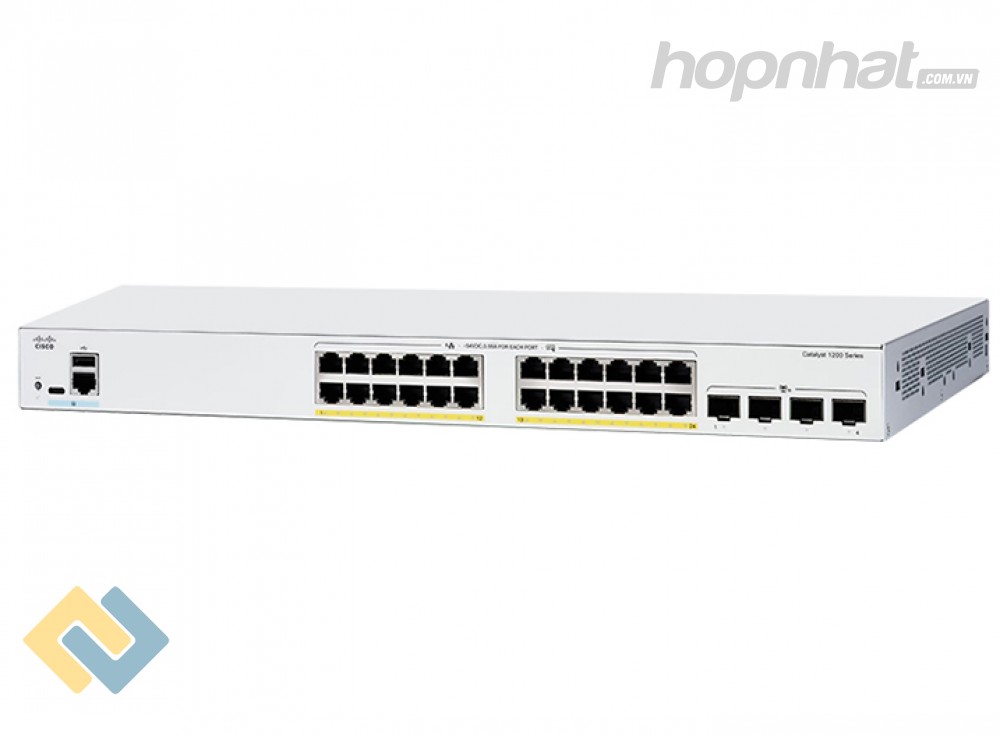 Cisco Catalyst 1200-24Fp-4G Smart (C1200-24FP-4G-RF) thumbnail