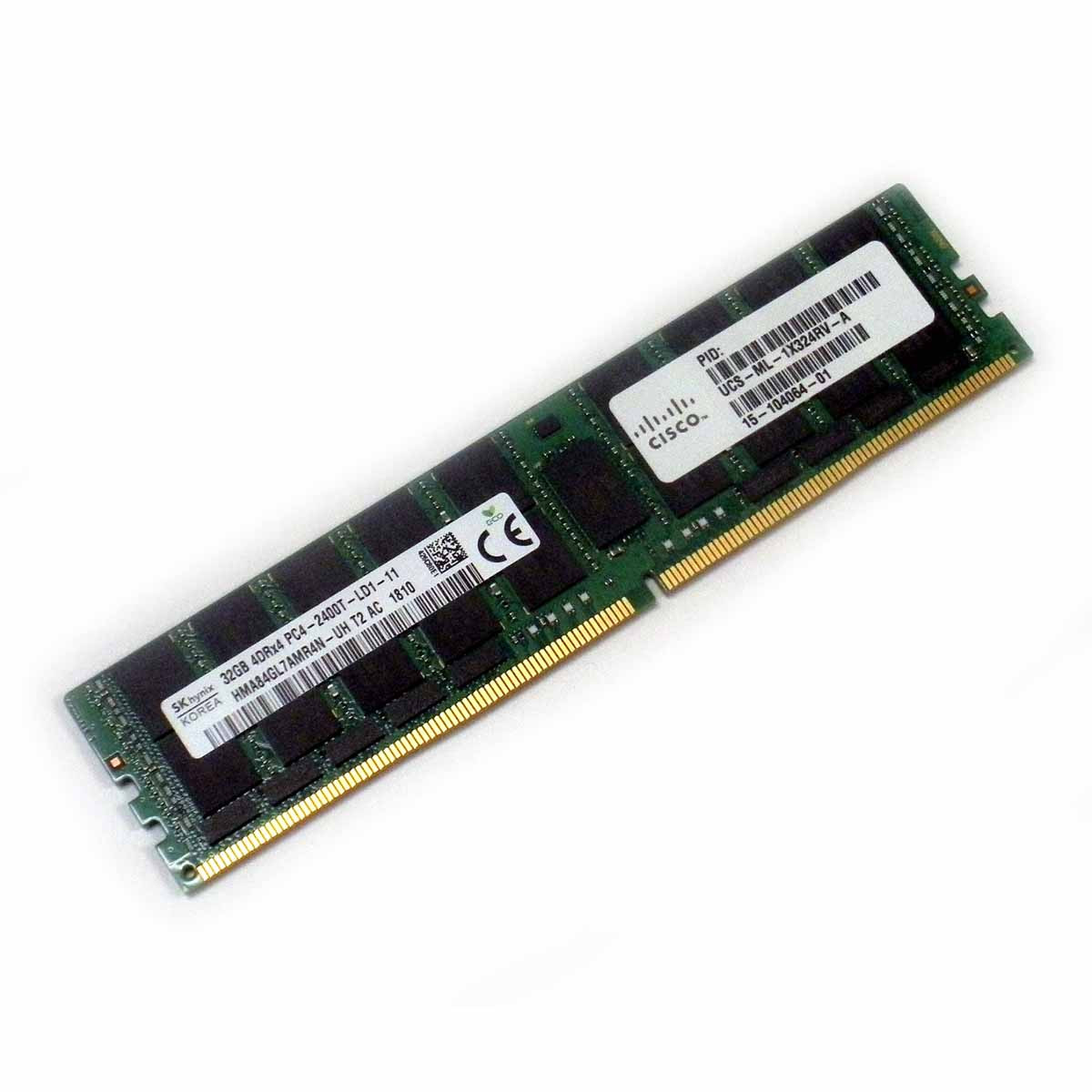 CISCO 32GB (1*32GB) 4RX4 PC4-19200T-L DDR4-2400MHZ LRDIMM (UCS-ML-1X324RV-A) thumbnail